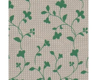 Nepaali paber MUSTRIGA 50x75cm - lill ruudulisel taustal, roheline